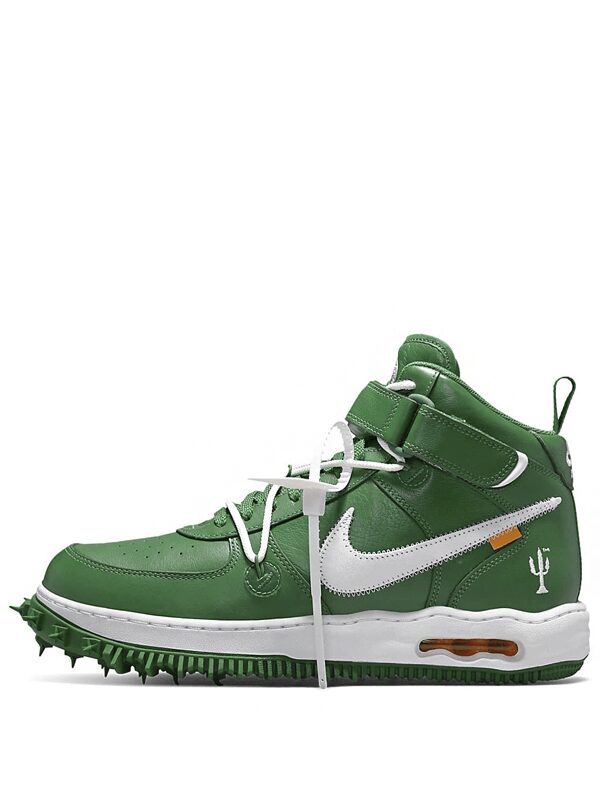 Off-White x Nike Air Force 1 Mid SP Leather Pine Green
