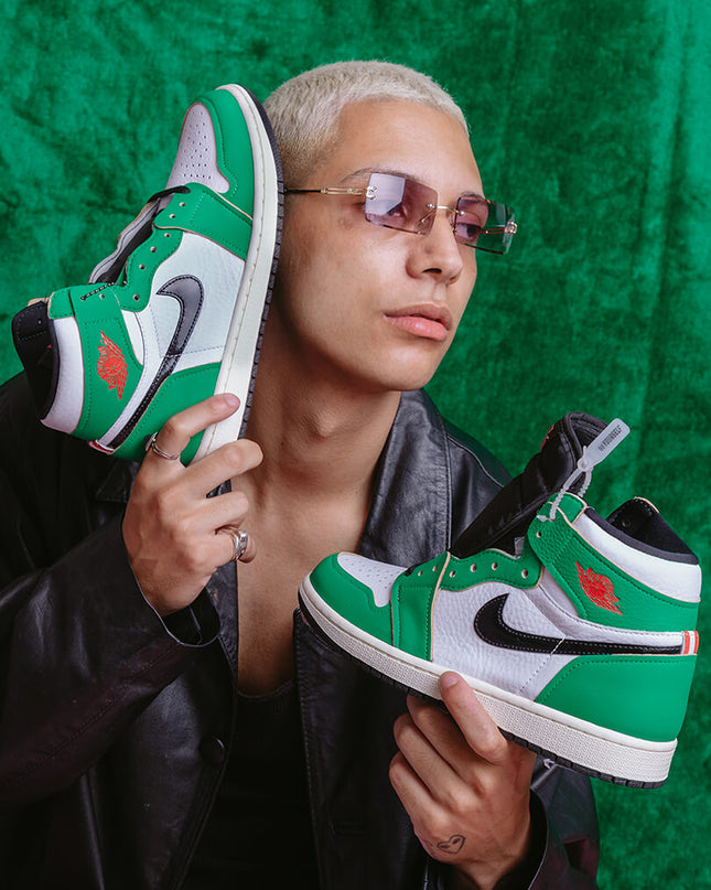 Air Jordan 1 High Lucky Green