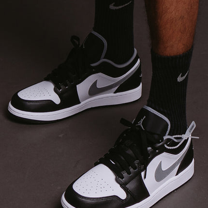 Air Jordan 1 Low Black Medium Grey