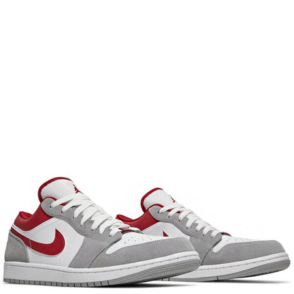 Air Jordan 1 Low Light Smoke Grey Gym Red