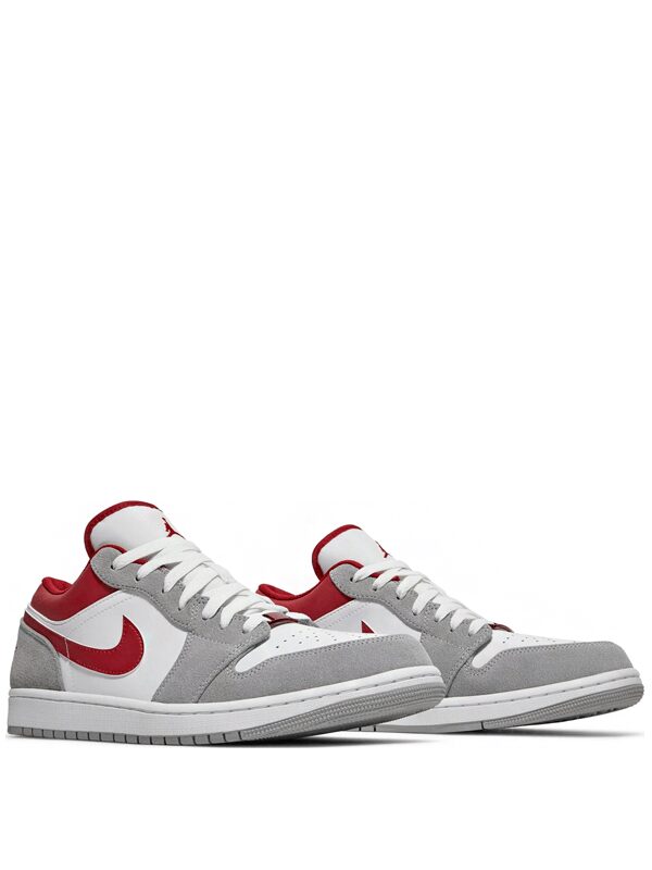 Air Jordan 1 Low Light Smoke Grey Gym Red