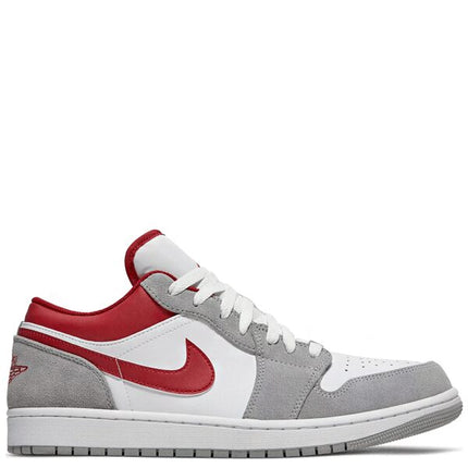 Air Jordan 1 Low Light Smoke Grey Gym Red