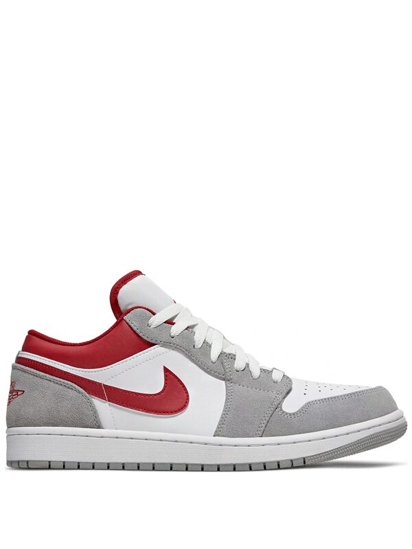 Air Jordan 1 Low Light Smoke Grey Gym Red