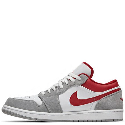 Air Jordan 1 Low Light Smoke Grey Gym Red