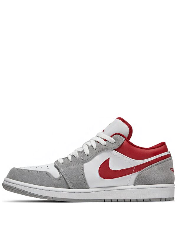 Air Jordan 1 Low Light Smoke Grey Gym Red