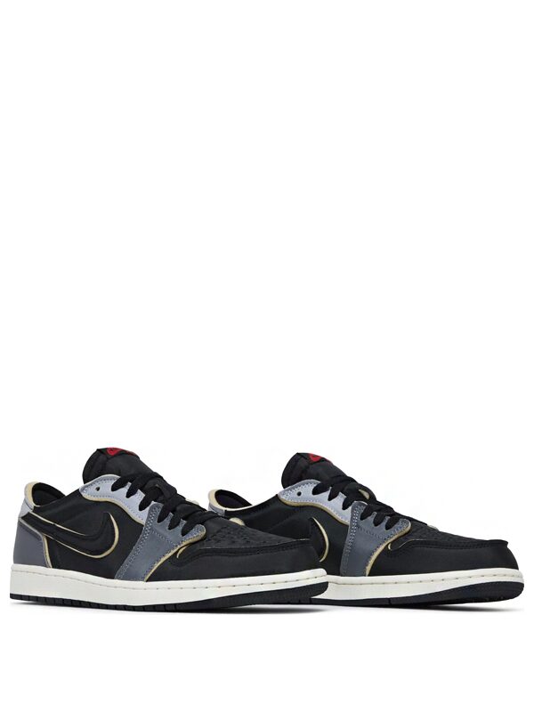 Air Jordan 1 Low OG EX Black and Smoke Grey