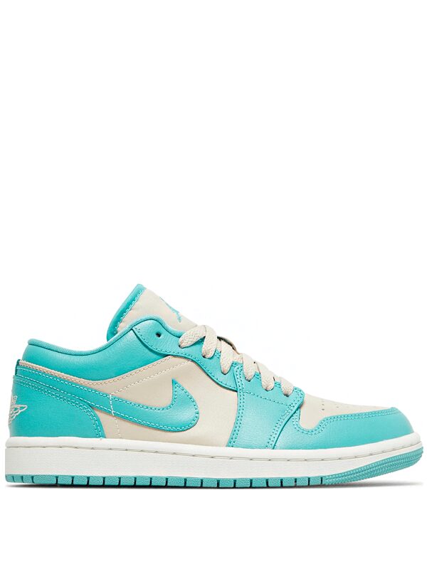 Air Jordan 1 Low Teal Green Beige