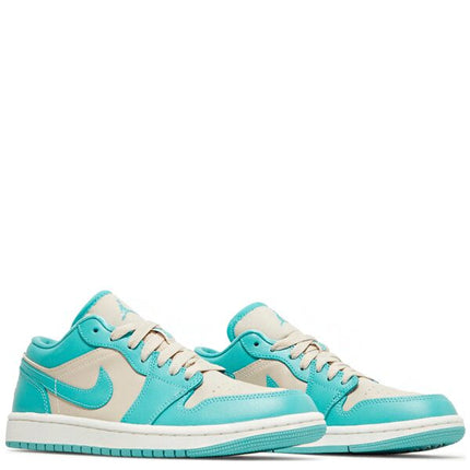 Air Jordan 1 Low Teal Green Beige
