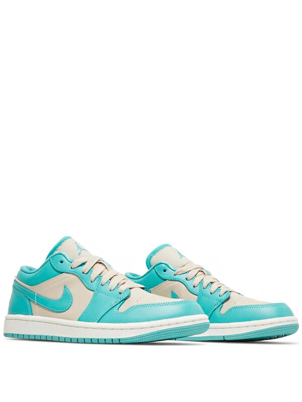 Air Jordan 1 Low Teal Green Beige