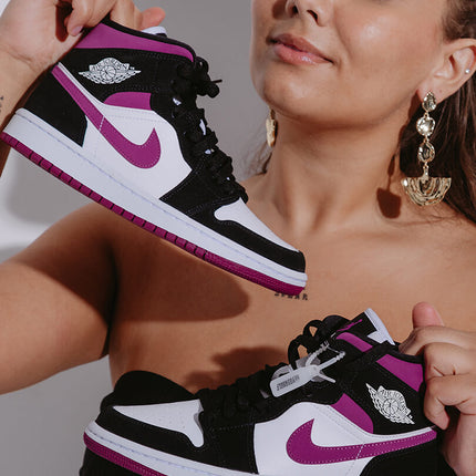 Air Jordan 1 Mid Cactus Flower
