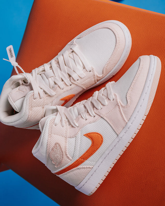 Air Jordan 1 Mid Corduroy Sail