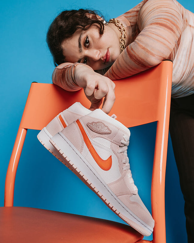 Air Jordan 1 Mid Corduroy Sail