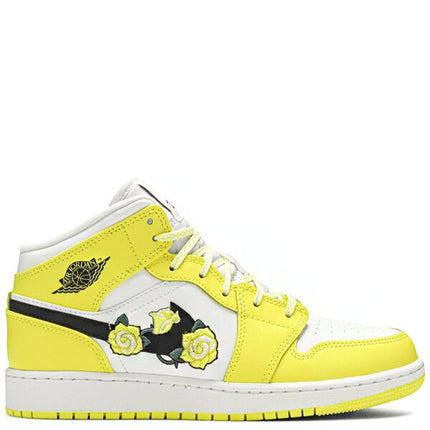 Air Jordan 1 Mid Dynamic Yellow Floral