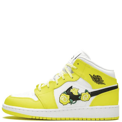 Air Jordan 1 Mid Dynamic Yellow Floral