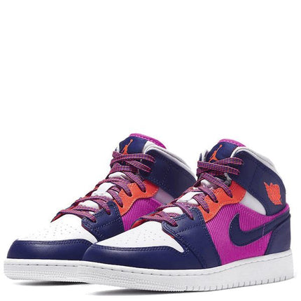 Air Jordan 1 Mid Fire Pink Barely Grape