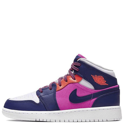 Air Jordan 1 Mid Fire Pink Barely Grape