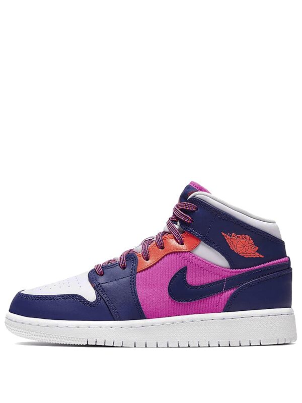 Air Jordan 1 Mid Fire Pink Barely Grape