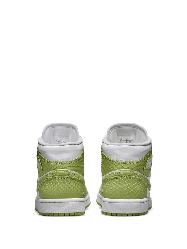 Air Jordan 1 Mid Green Python