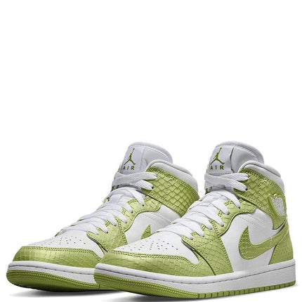 Air Jordan 1 Mid Green Python