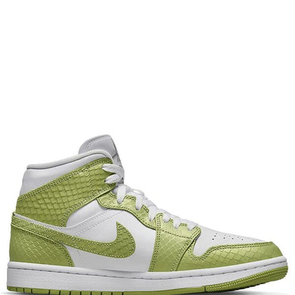 Air Jordan 1 Mid Green Python