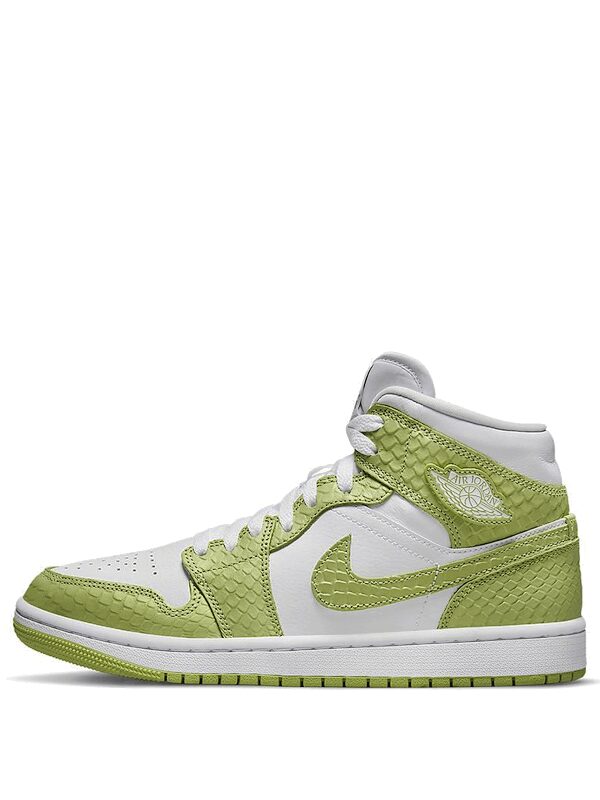 Air Jordan 1 Mid Green Python