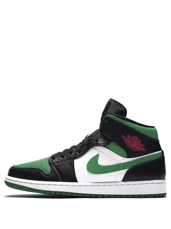 Air Jordan 1 Mid Green Toe