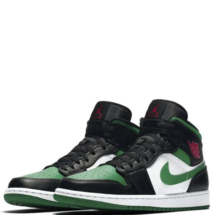 Air Jordan 1 Mid Green Toe