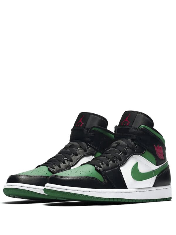 Air Jordan 1 Mid Green Toe