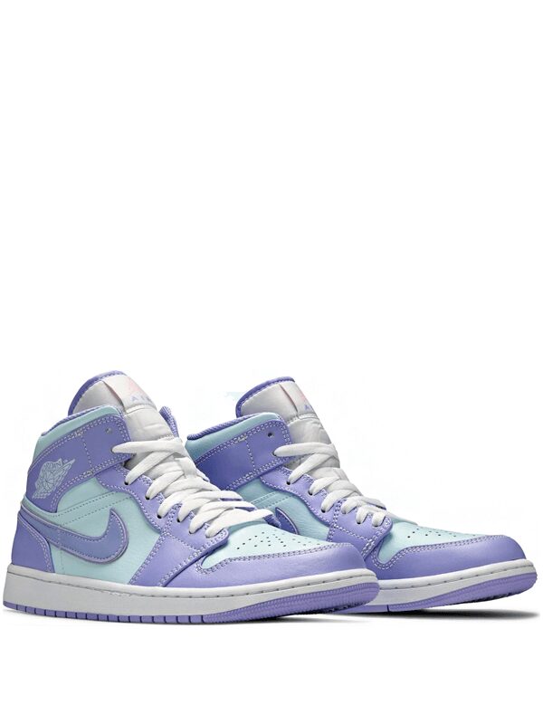 Air Jordan 1 Mid Purple Aqua