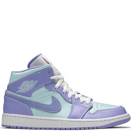 Air Jordan 1 Mid Purple Aqua