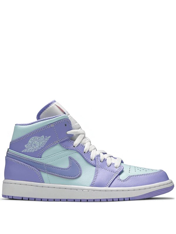 Air Jordan 1 Mid Purple Aqua