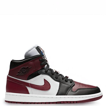 Air Jordan 1 Mid SE Black Dark Beetroot