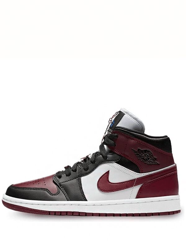 Air Jordan 1 Mid SE Black Dark Beetroot