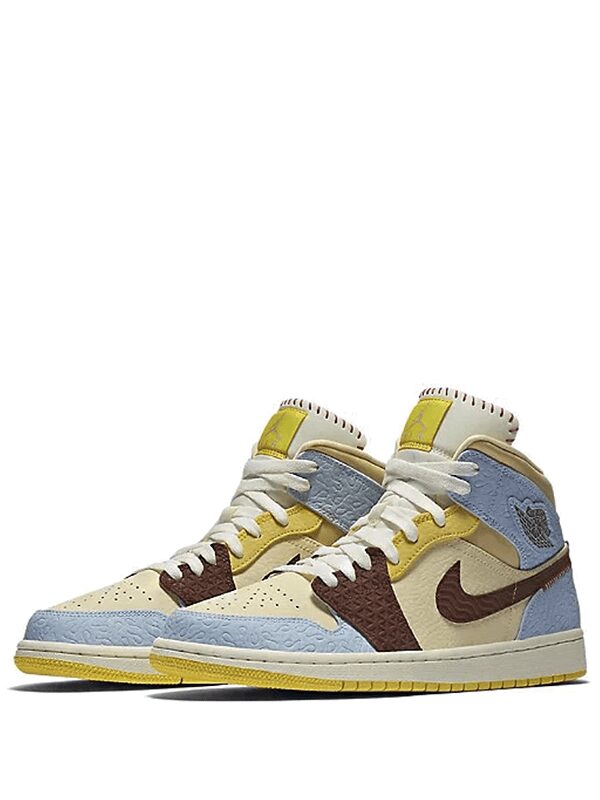Air Jordan 1 Mid SE Fearless Maison Chateau Rouge