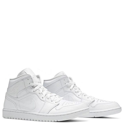Air Jordan 1 Mid Triple White