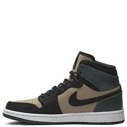 Air Jordan 1 Retro High Bio Beige Anthracite Mystic Green