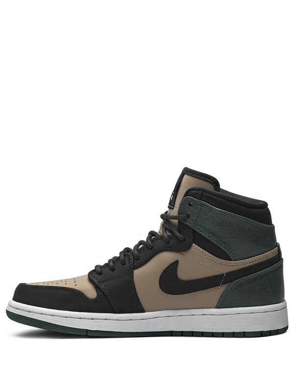 Air Jordan 1 Retro High Bio Beige Anthracite Mystic Green