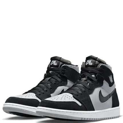 Air Jordan 1 Zoom CMFT Black Light Smoke Grey