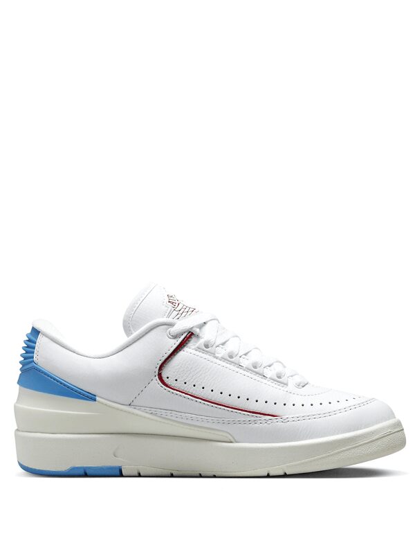 Air Jordan 2 Low Gym Red and Dark Powder Blue