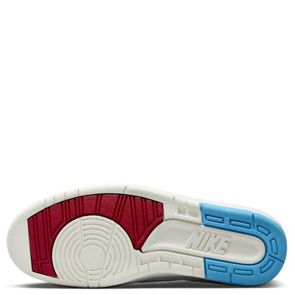 Air Jordan 2 Low Gym Red and Dark Powder Blue