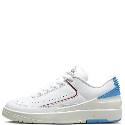 Air Jordan 2 Low Gym Red and Dark Powder Blue