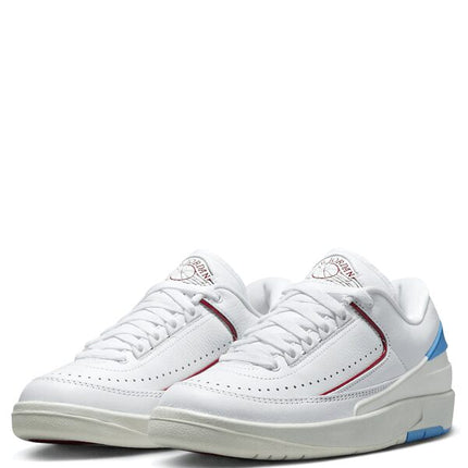 Air Jordan 2 Low Gym Red and Dark Powder Blue