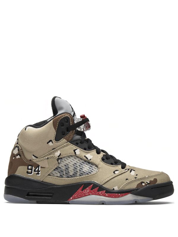 Air Jordan 5 Retro Supreme Desert Camo