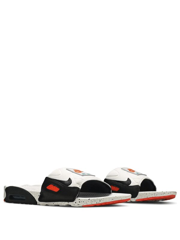 Air Max 90 Slide White Turf Orange Speckled