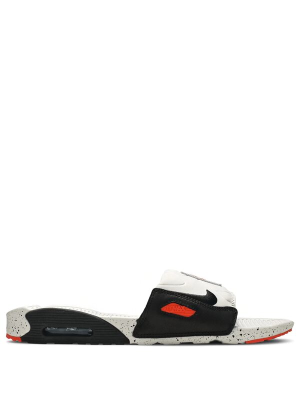 Air Max 90 Slide White Turf Orange Speckled