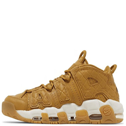 Air More Uptempo Quilted Wheat Gum Light Brown