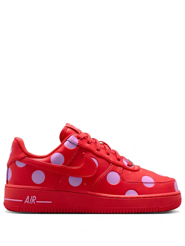 Air Force 1 Low Polka Dots University Red Light Magenta
