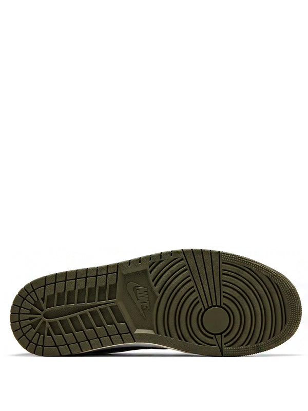 Jordan 1 Retro Low Medium Olive Summit White Sail Black