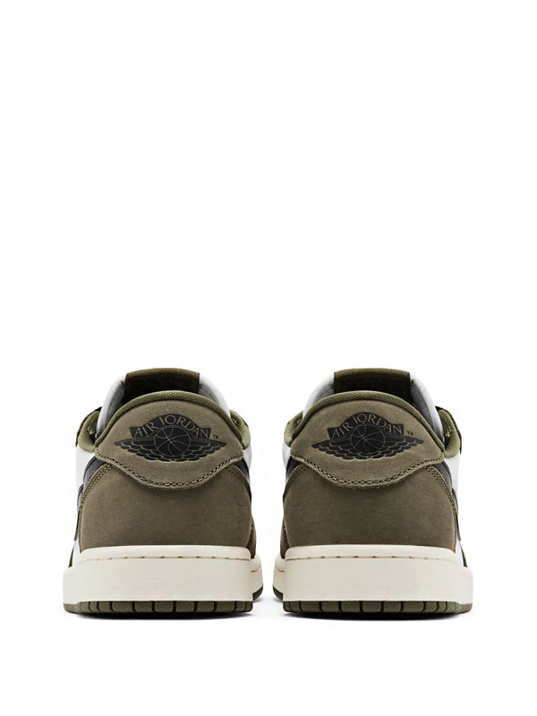Jordan 1 Retro Low Medium Olive Summit White Sail Black