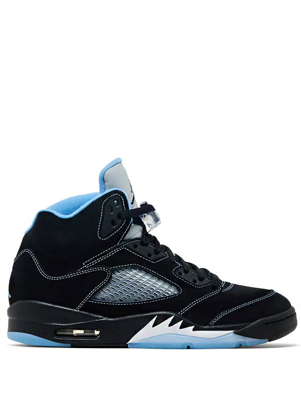 Air Jordan 5 Black Carolina Black University Blue